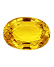 yellow sapphire oval